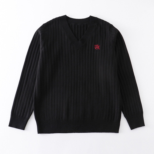 Original [Moonlight] Embroidered JK Uniform Hooded Sweater Core Yarn Knitted Top Loose College Style Outerwear Autumn/Winter