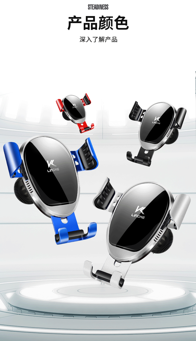 Mobile Phone Car Holder New Car Navigation Car Air Conditioning Support Fixed Air Outlet Universal Navigation Mobile Phone Hook