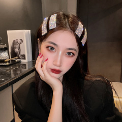 迪麗熱巴同項白ドリル黒ドリルヘアクリップbbクリップ韓国2023ネット赤前髪クリップ気質サイドクリップヘアピン女性