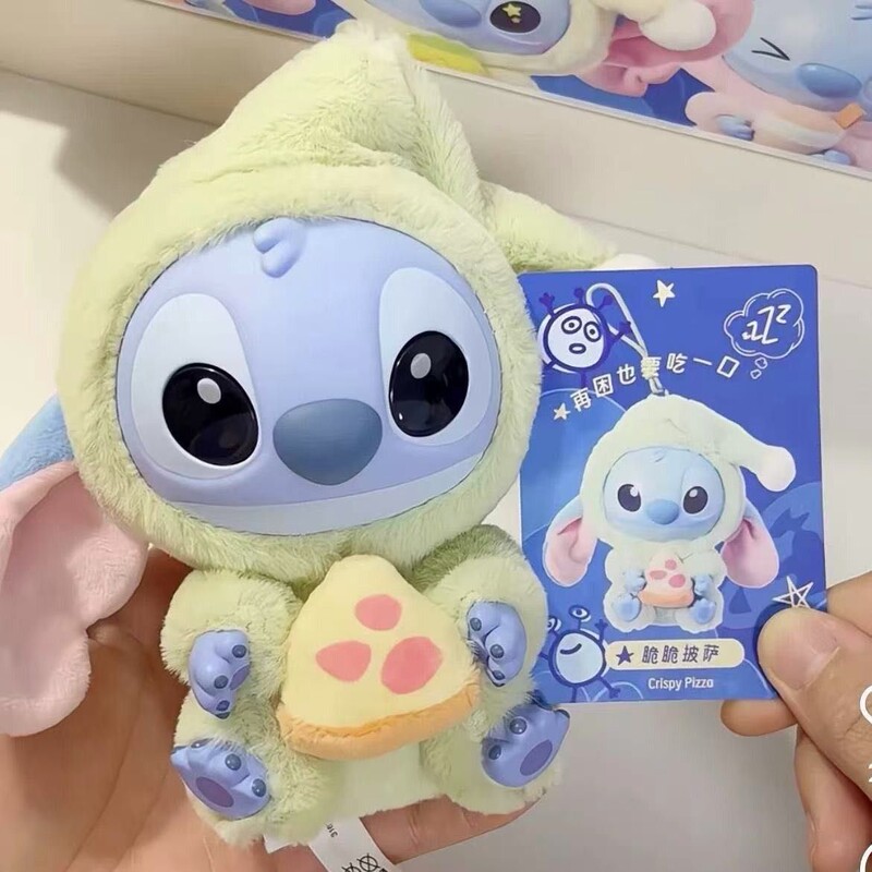 小红书同款史迪奇搪胶毛绒盲盒史迪仔再困也要吃一口系列公仔挂件|undefined