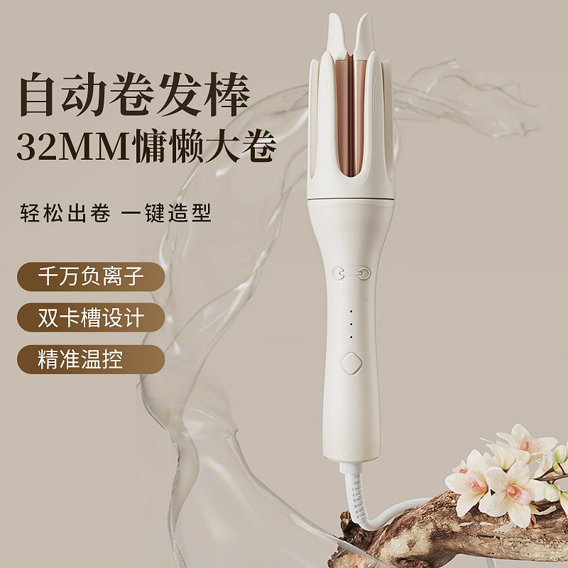 Автоматический стержень завивки 32mm яичный рулет трансграничный большой волны отрицательный ион завивка воды рябь керамический большой рулон
