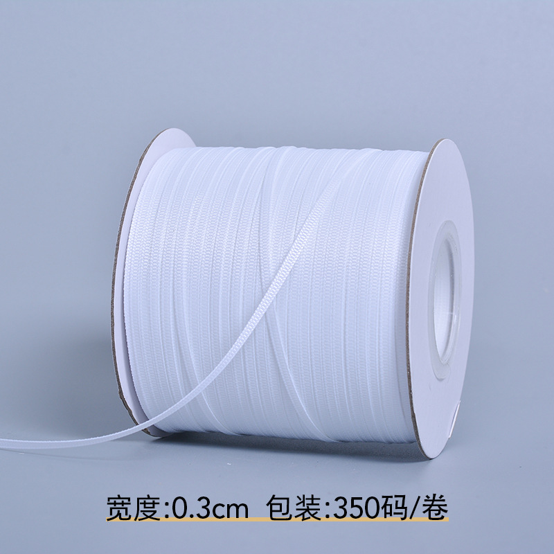 Yao Ming hilo de alta densidad cinta acanalada embalaje accesorios de ropa Barra de borde colgante logotipo de la oreja