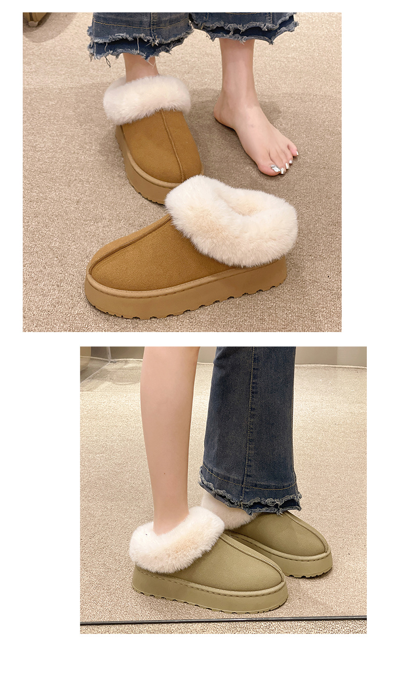 Women's Warm Snow Boots With Thick Sole And Wool Lining For Winter_voghion.com