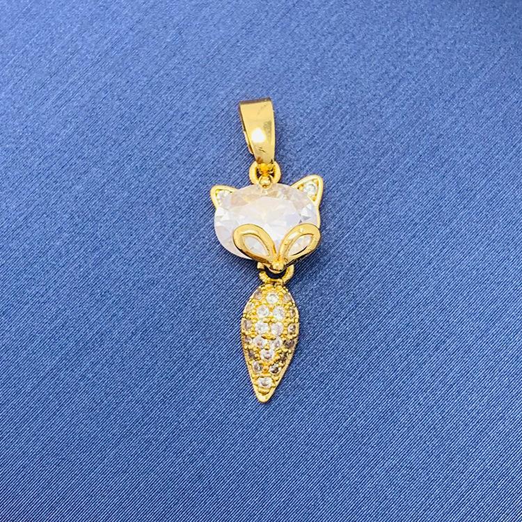 2022 nuevo trébol giratorio simple cien colgante fuente joyería fábrica al por mayor directa sin cadena