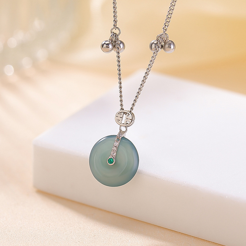 Dây chuyền bạc 925 nữ tối giản — Bộ chuỗi (bao gồm chuỗi)
