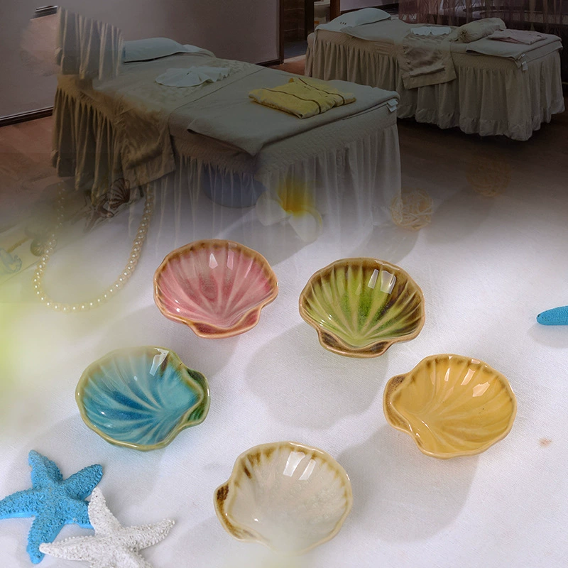 Красота Институт Тайская керамика Эфирные масла SPA Эфирные масла Эфирные масла Боул маска Гидротерапия Маленькая чашка принадлежности для эфирных масел ракушка диск
