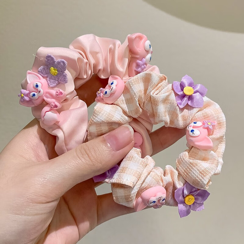 Leche azul (hermosa princesa) popularidad en línea coreana lindos ling nabel anillo de pelo intestino grande