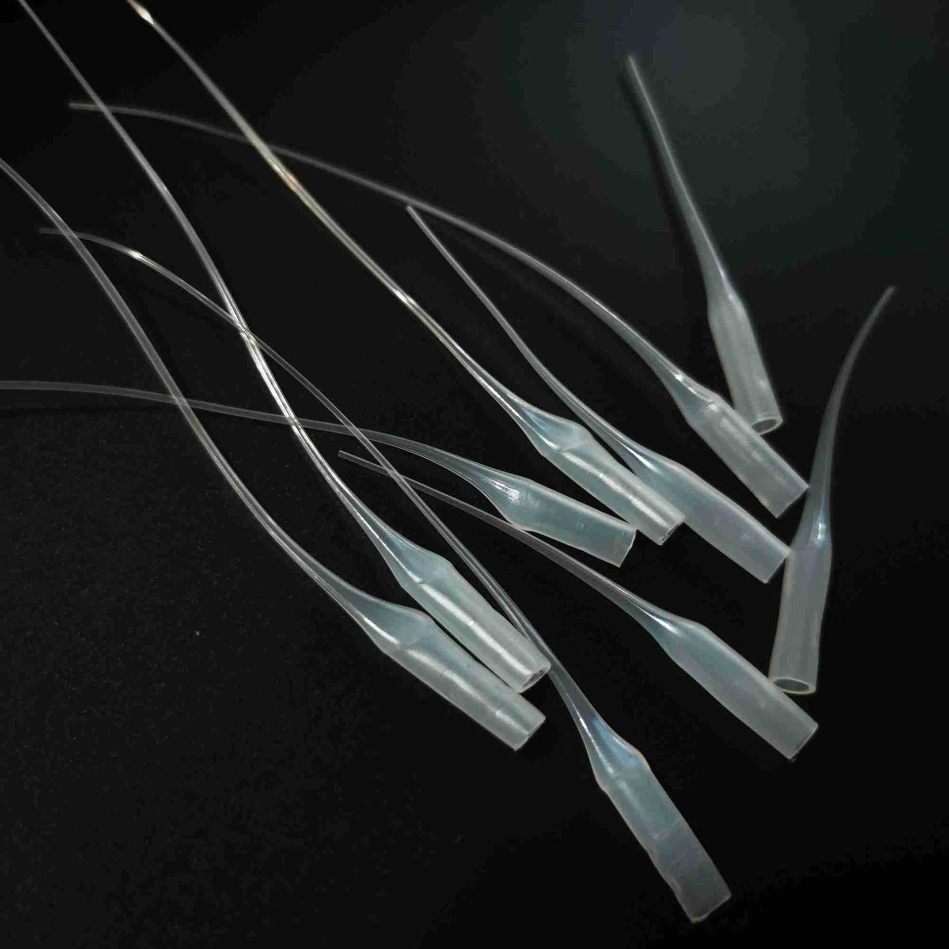 批发超细老鼠尾巴胶嘴502胶水点胶针头401细长胶水嘴胶水滴管配件