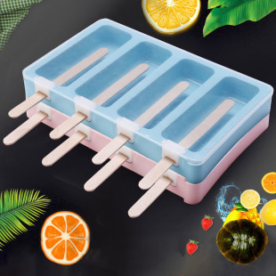 Ice Cream Popsicle Home Mold Making Ice Cream Popsicle Ice Cream Sorbet Grinding Tool Set DIY Ice Tray Cross-Border