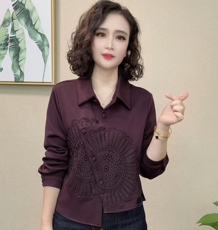 新款气质通勤衬衫女长袖显瘦洋气上衣秋装小衫|undefined