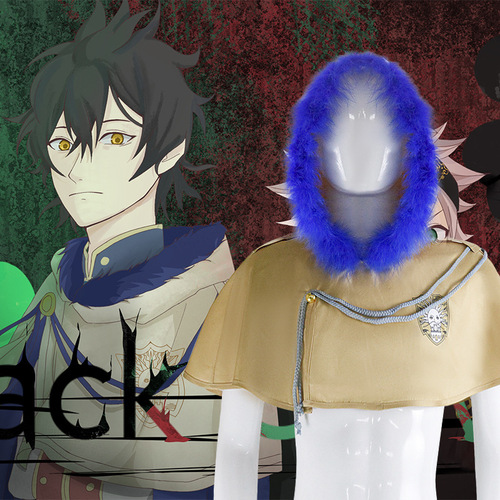 Black Five Leaf Clover cosplay costume Four Leaf Clover cape battle suit Asta cosplay Yuno cloak Unisex