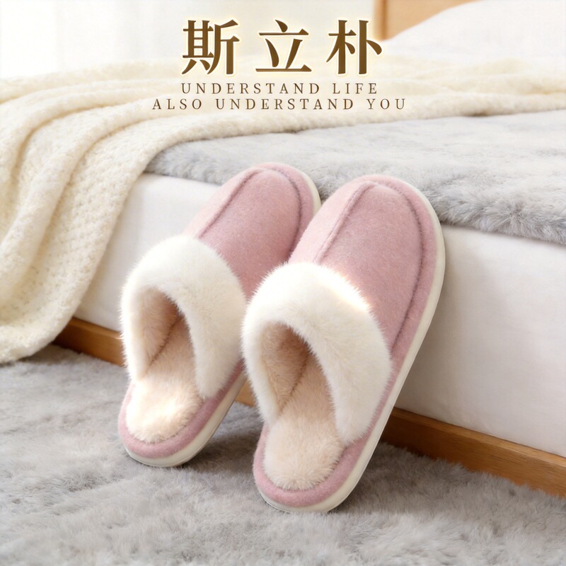 Felt Cloth Slippers, Cotton Slippers for Women, Thick-Soled Outdoor Wear, Furry Men's Autumn and Winter Non-Slip Amazon Women's Home Slippers Felt Cloth Slippers, Cotton Slippers for Women, Thick-Soled Outdoor Wear, Furry Men's Autumn and Winter Non-Slip Amazon Women's Home Slippers