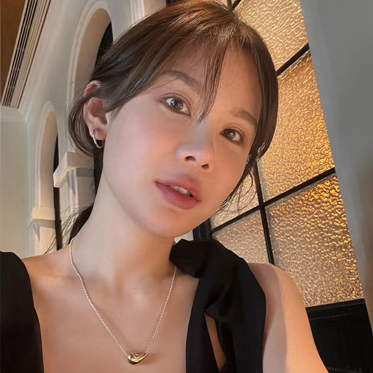 WXLSTUDIO 5/8 10:00 Plafond~Boucles d'oreilles rondes unies à la mode, simples et polyvalentes, exquises_voghion.com