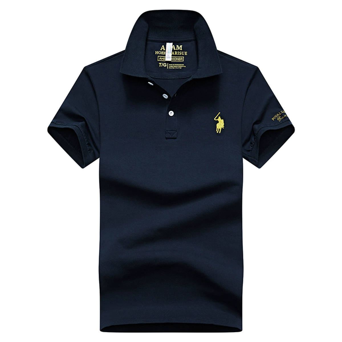 Мужская polo футболка с коротким рукавом, классический крой, мультицвета размеры M–XXXXL