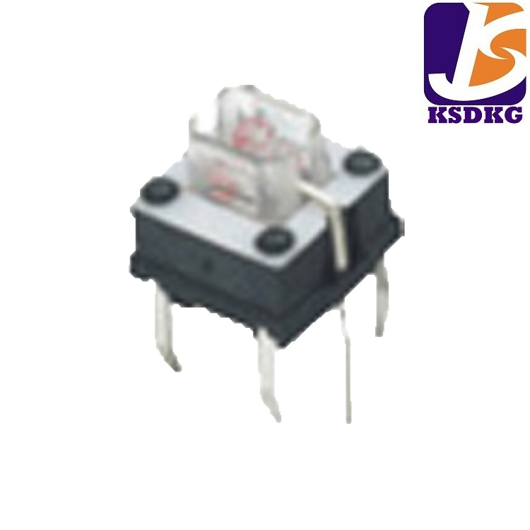 工厂直销LED灯轻触开关 优质立式轻触开关 四脚贴片耐高温