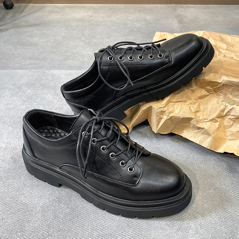 Pantofi de vară mici din piele pentru bărbați, versiune coreeană la modă și versatilă, stil business casual britanic, 86228-T_voghion.com
