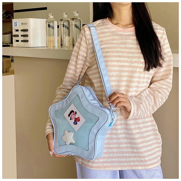 This year's popular color bags, 2025 new star bags, Japanese-style sweet single-shoulder bags, crossbody bags, women's bags, cross-border undefined