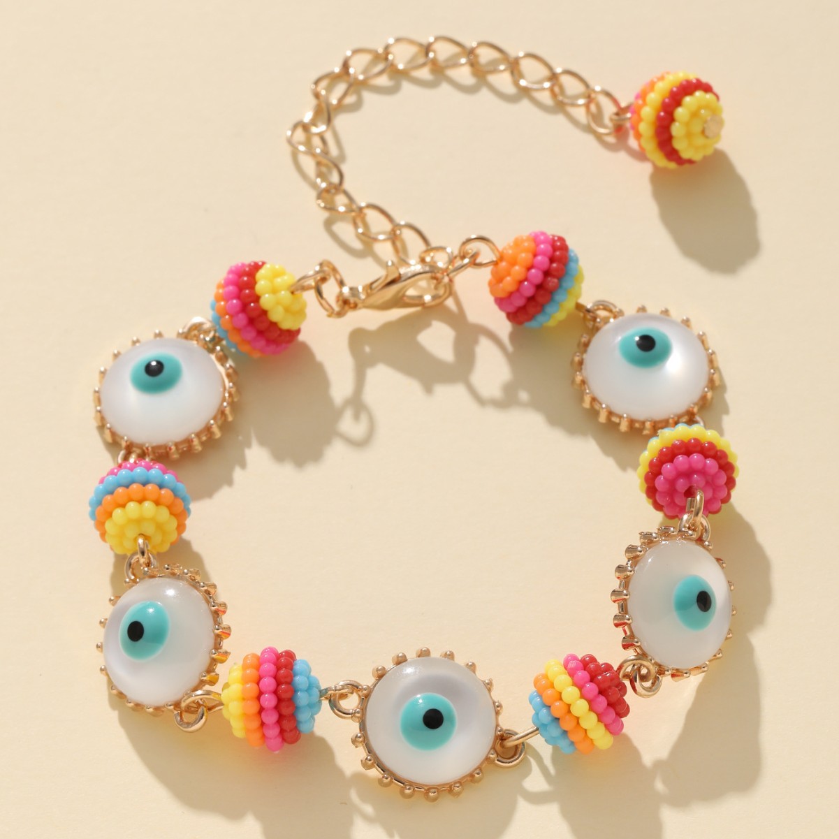 Lucky Red String Evil Eye Protection Bracelet Minimalist Style_voghion.com