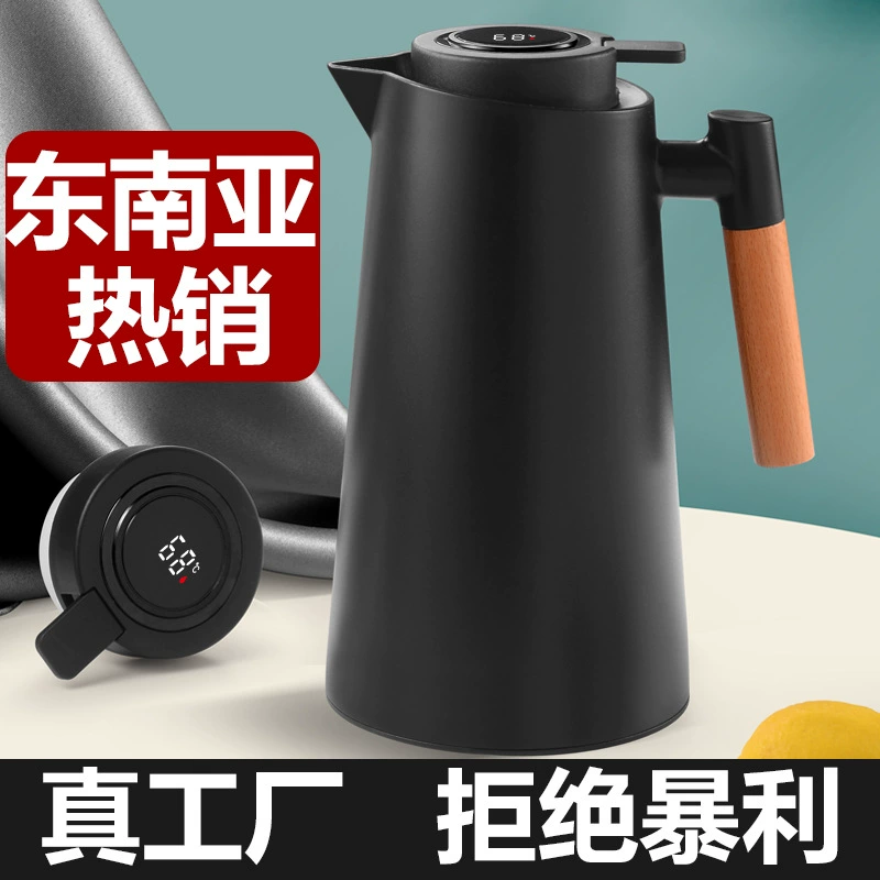 Smart thermos, capacious keep warm teapot, glass liner