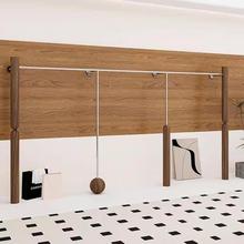 服装店上墙展示架中古风女装买手店挂衣架不锈钢胡桃木色陈列货架