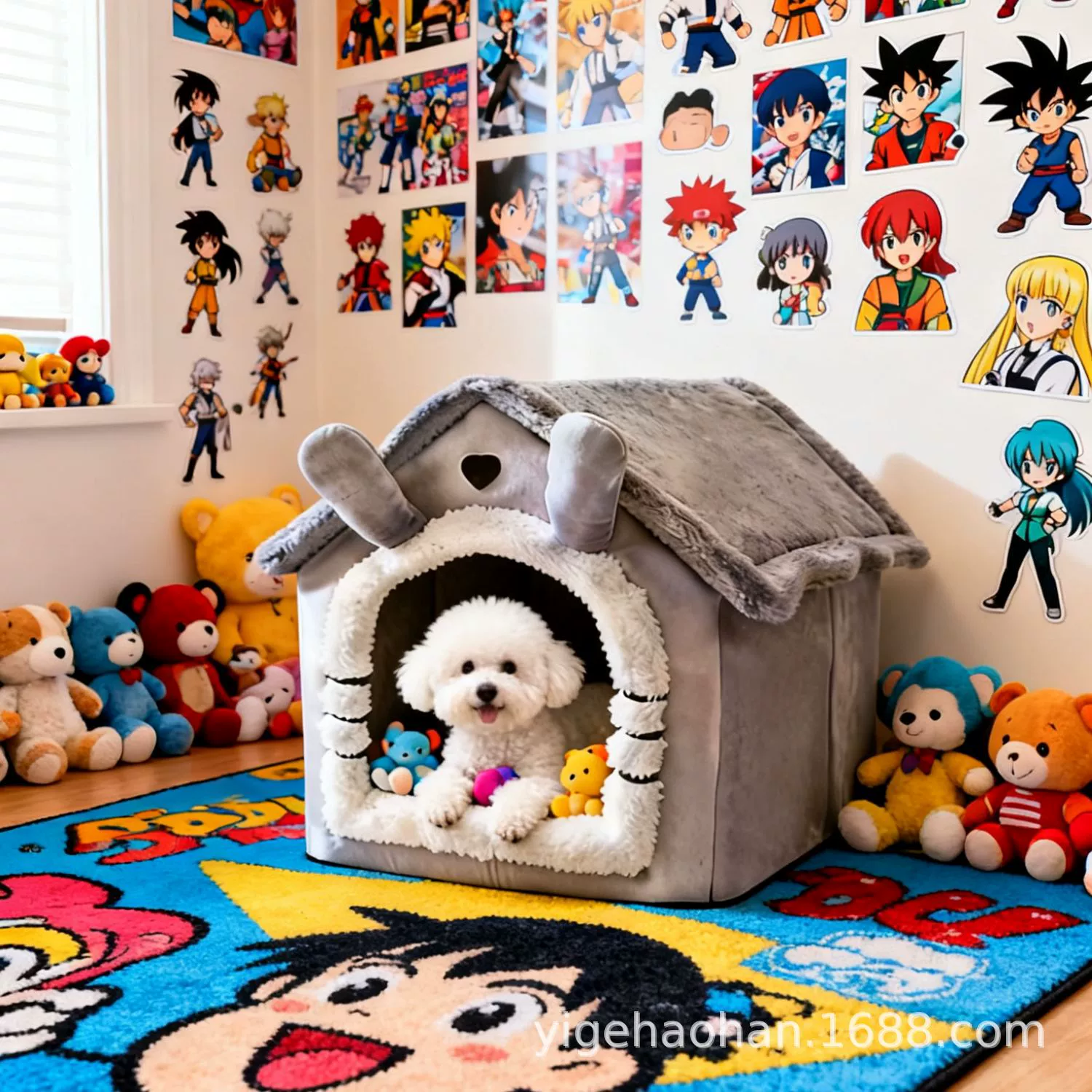 Популярная по странам подложка для kennel для кошек и собак, зимняя тёплая закрытая клетка для животных, подходит во все сезоны