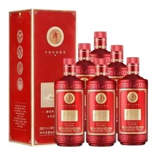潭酒川美53度酱香型白酒整箱6瓶低价