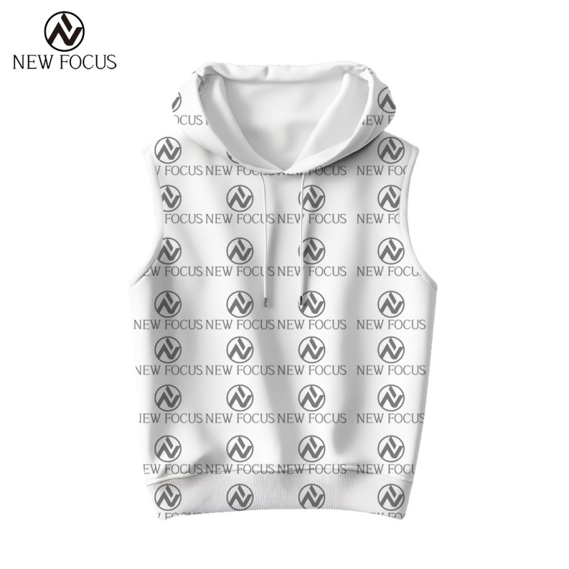 2023 cross-border hooded vest sports ball custom digital printing loose breathable vest source factory