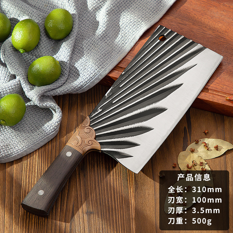 Cuchillo de cocina de varios estilos de Jianghu forjado a mano cuchillo de cocina de doble uso cuchillo de corte de carne cuchillo de corte de hueso cuchillo de corte Yangjiang