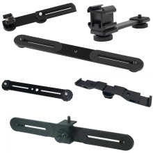 单反相机双头热靴拓展底座冷靴口云台稳定器补光灯麦克风横杆支架