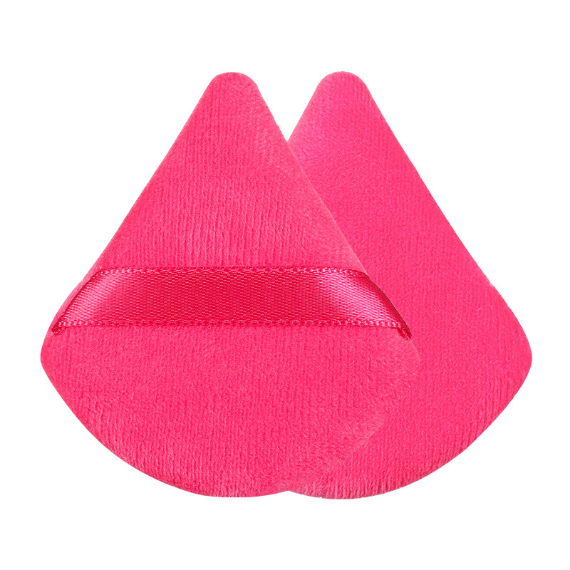 Polvo triangular transfronterizo polvo de maquillaje polvo de maquillaje esponja polvo de aire almohadilla al por mayor floc polvo de maquillaje herramientas de belleza