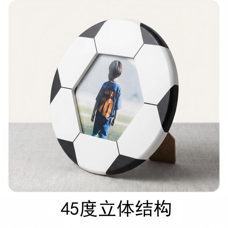 4*6Inch-Football Hexagonal Windowed Mdf Special-Shaped Spray-Painted Uv Printed Photo Frame 17cm Framed Commemorative Picture Frame 4*6Inch-Football Hexagonal Windowed Mdf Special-Shaped Spray-Painted Uv Printed Photo Frame 17cm Framed Commemorative Picture Frame