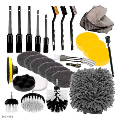 Car cleaning tools: Tool Brush Beauty Kit for - 27-piece-set