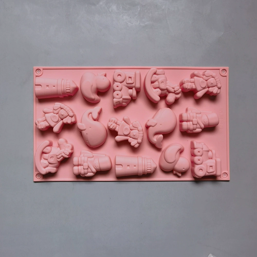 15 Lian Girl Trojan 383 Chocolate Cake Silicone Silicon Mold Jelly Egg Tart Bread Bread Baking Tool