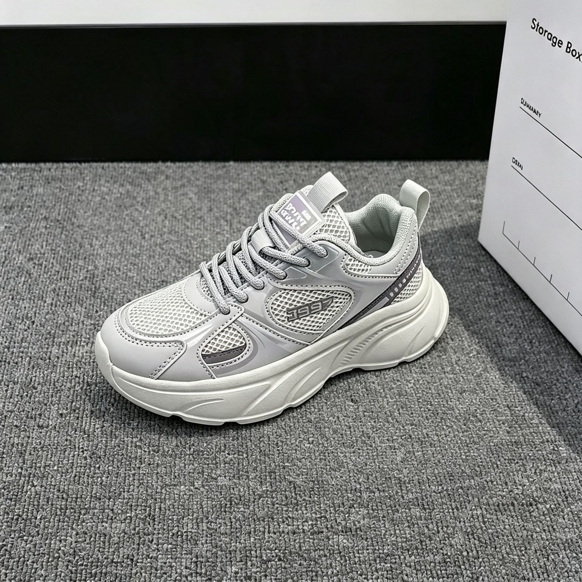 36-40 Tamaño de primavera y otoño Fujian parche de malla transpirable zapatos deportivos casuales zapatos de carrera universal estudiantes padres