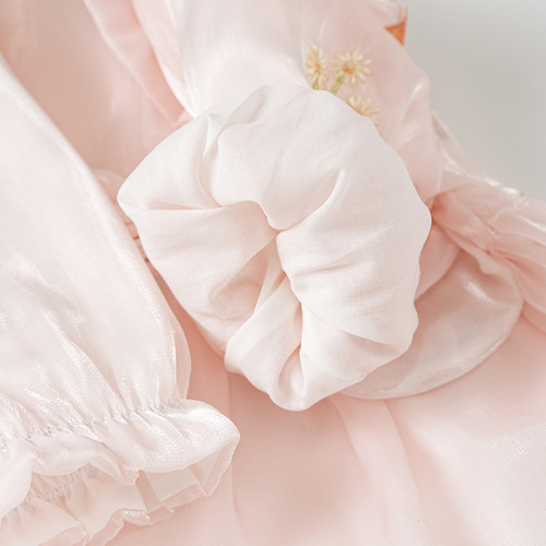 Baby clothes 0-2 years spring and autumn girls' one-piece long-sleeve butterfly diaper clothes newborn first birthday dress with skirt