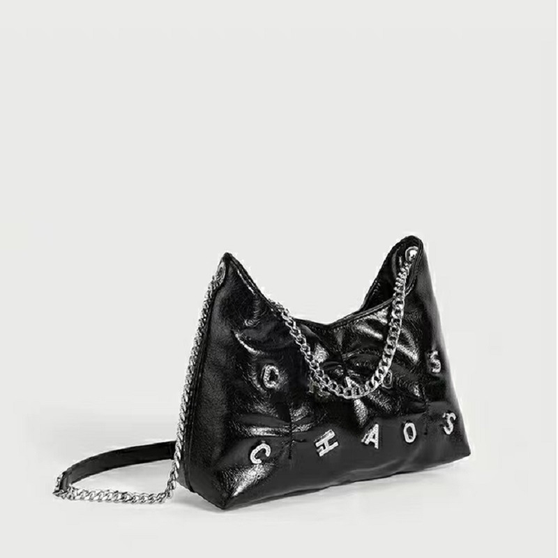 Borsa a tracolla da donna con strass e catena grande_voghion.com