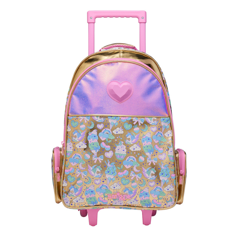 Australia smiggle trolley bolsa de la escuela puede llevar a gran estudiante mochila de viaje