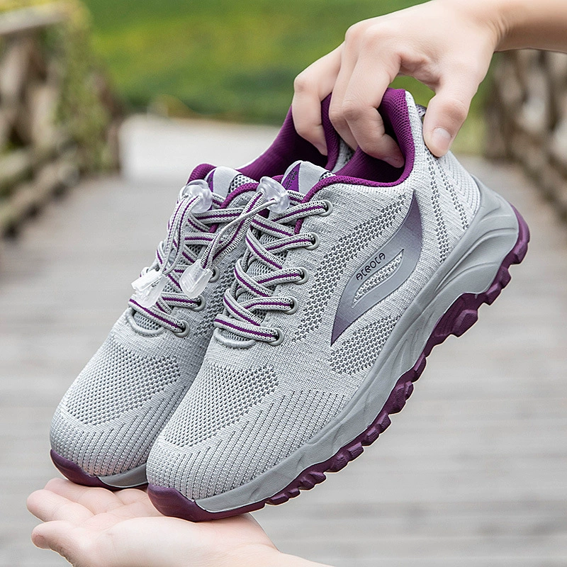 2022 Весенняя Нескользящая повседневная спортивная дышащая обувь для пожилых людей, прогулочная обувь, женская обувь, обувь для мам, мужская обувь