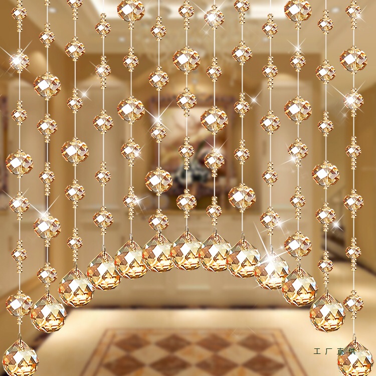 Crystal Bead Curtain Door Curtain Partition Decorative Curtain Living Room Entrance Bedroom Bathroom Curtain Accessible Luxury New Home Curtain Crystal Bead Curtain Door Curtain Partition Decorative Curtain Living Room Entrance Bedroom Bathroom Curtain Accessible Luxury New Home Curtain