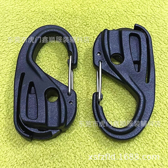 Manufacturer's Spot Plastic Elastic Rope Hook Outdoor Fishing Boat Accessories Plastic Thickeneded Hook Buckle POM Eagle Head Hook