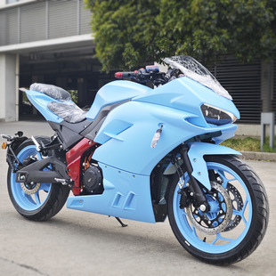 跨境出口蛟龍高速電摩72V 5000W小忍者R6大魔鬼蛟龍電動二輪摩托