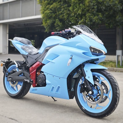 Cross-border export of Jiaolong high-speed electric motorcycle 72V 5000W small ninja R6 big devil dragon electric motorcycle