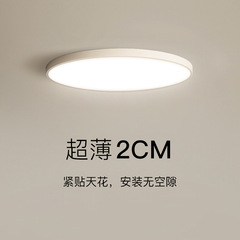 Full Spectrum Eye-Caring Ultra-Thin LED Ceiling Lamp, Round Bedroom Living Room Lamp, Simple Modern Restaurant Balcony Corridor Lamp