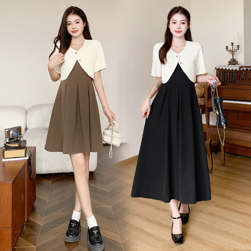   夏  L-4XL 大きいサイズ 2点セット（2タイプ：ショート丈、ロング丈）