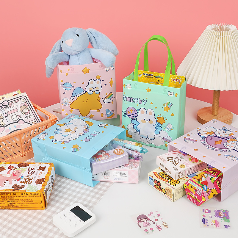 六一兒童節創意手提袋學生玩具文具無紡布袋零食禮物禮品袋環保袋