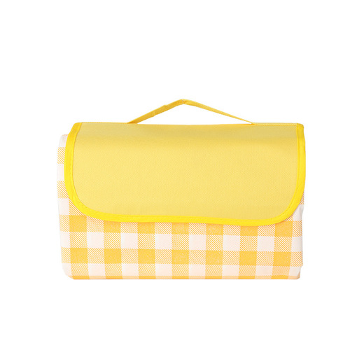 Folding picnic mat outdoor waterproof pad wear-resistant thick and firm edge-bound Velcro design camping picnic mat