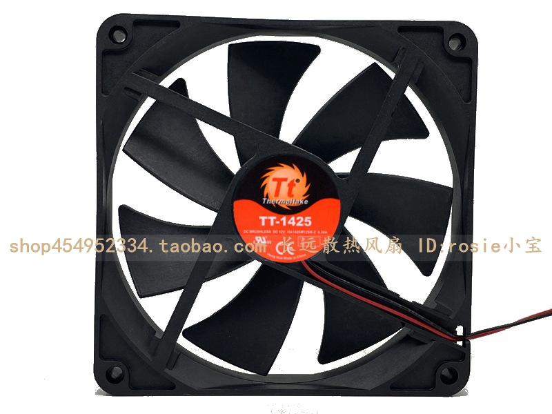 全新Tt HA1425M12SB-Z 14cm 14025 12V0.36A电脑机箱电源散热风扇
