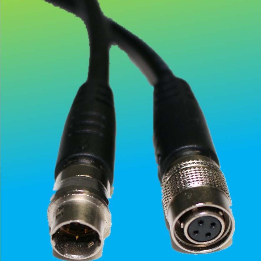 4PIN公头母座日本德国等工业相机电源线连接线4pin孔对4pin针对接