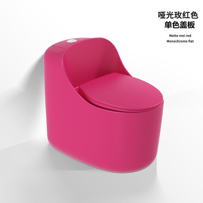 Nuevo hogar interior personalizado anti-bloqueo de una sola pieza fila de piso ultra-alto sifón moderno simple inodoro redondo al por mayor