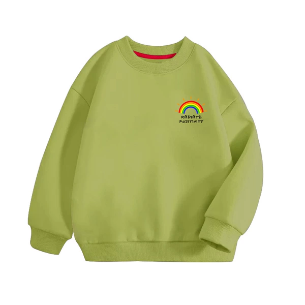 Mint green sunshine rainbow